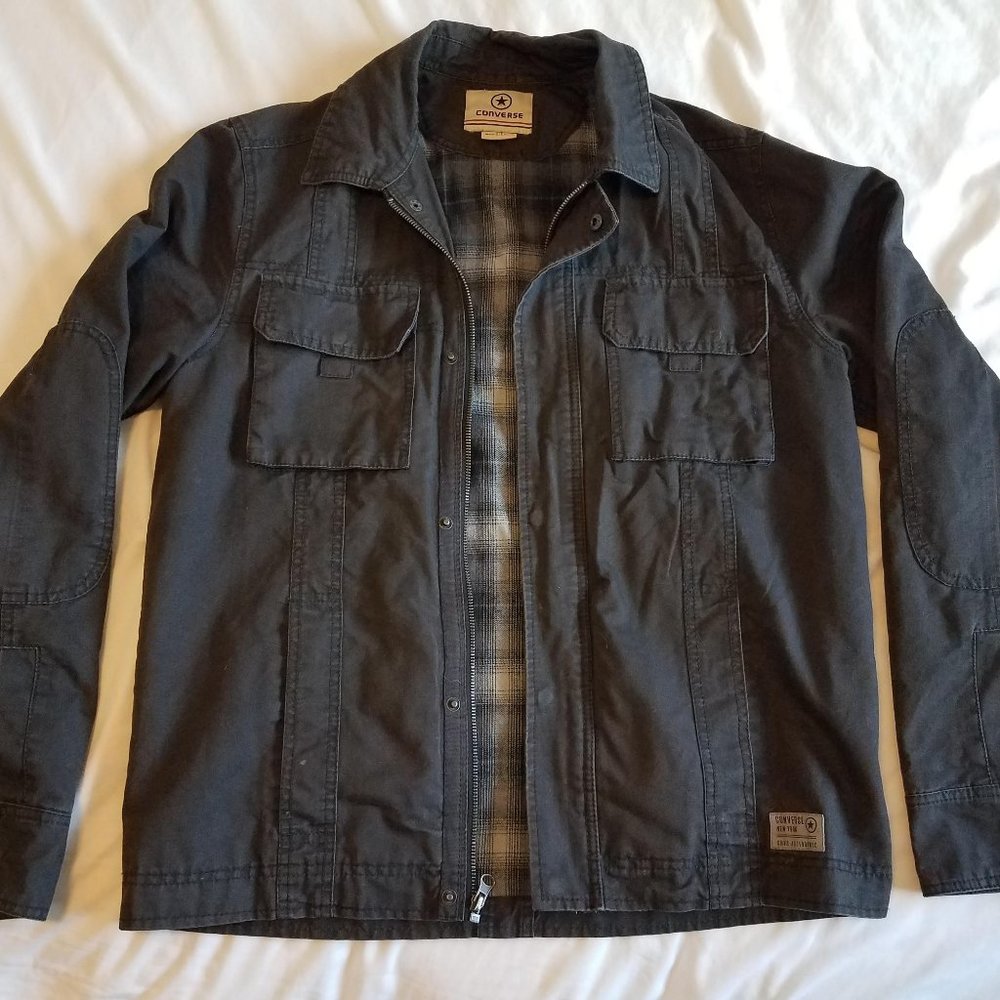grey Converse Jacket